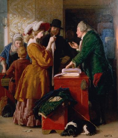 William Mulready Choosing the Wedding Gown China oil painting art